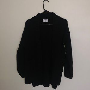 Black cardigan